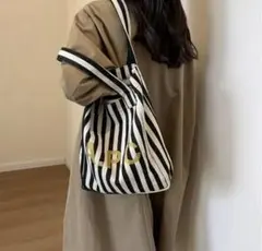 A.P.C ロゴ　トートバッグ