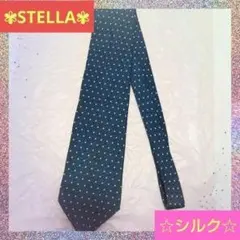 【⭐️夏セール⭐️】 STELLA メンズ ネクタイ シルク