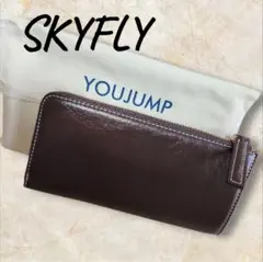 メンズ　長財布　スリム　ファスナー　シンプル　大容量　ブラウン　大人気