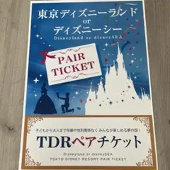 ディズニーペアチケット目録のサムネイル