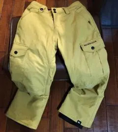 【QUIKSILVER スノーボードパンツ マスタード140】