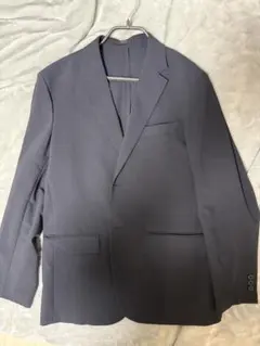 美品　ユニクロ　テーラードジャケット　ネイビー