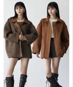 リバーシブルミドルコートMURUA