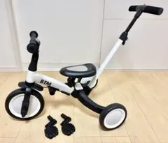 超美品❗️BTM子供用三輪車　一台4役　押し棒付きバランスバイク　自転車にもなる！のサムネイル