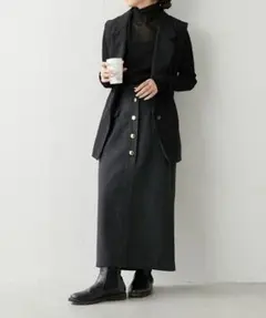 秋冬物★美品★コラージュ ガリャルダガランテ 前釦タイトスカート定価12100円