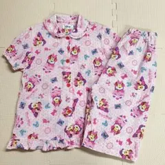 美品 ディズニー キッズ ミニー パジャマ 半袖 半ズボン 130 ピンクのサムネイル