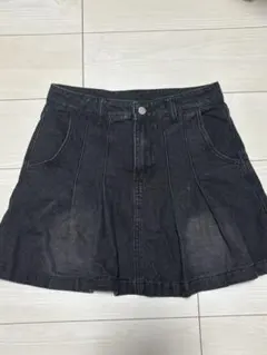 DAZY ブラック プリーツミニスカート