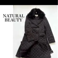 C*a様 ロングコート　キルティング　レディース　黒　ブラック　Aライン　ベルト