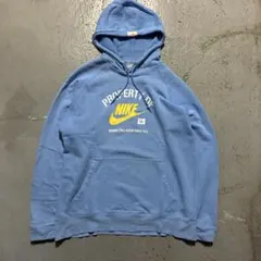 80s 90s NIKE プルオーバーパーカー ライトブルー Punkandyo