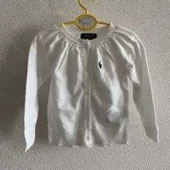 訳あり　ラルフローレン　24M\24ヶ月　ホワイトカーディガン