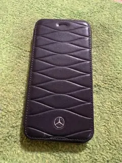 Mercedes-Benz 手帳型ケース 黒　iPhone 8 plus専用のサムネイル