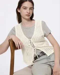 新品 GU スカシアミニットジレ