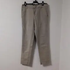 GU テーパードパンツ サイズM ベージュ