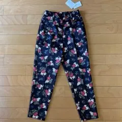 未使用　spick & span フラワープリントクロップドパンツ