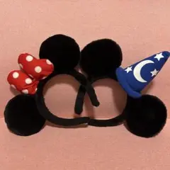 東京ディズニーリゾート カチューシャ　ファンタジア　ミッキーミニー　ペア