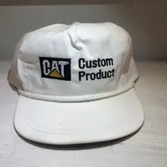 希少 80-90's USA製CAT キャタピラー CAP 企業ロゴ 未使用品