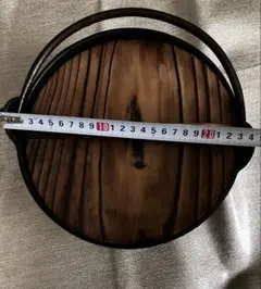 鉄鍋　囲炉裏鍋　木蓋付　 キャンプおすすめ