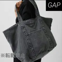 即日発送 新品タグ付き GAP ロゴトートバッグ ブラック - メルカリ