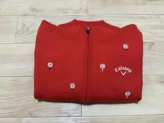 Callaway 赤　ニットパーカー