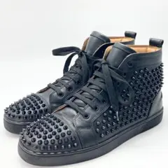 美品 使用数回　クリスチャン ルブタン　42　ルイスフラット　スパイク　スタッズ