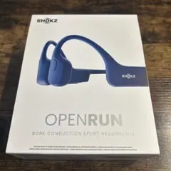 Shokz OpenRun 骨伝導イヤホン ブルー - メルカリ