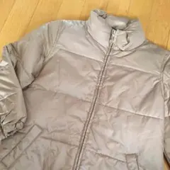 中綿ジャンパー 130cm ベージュ　スタンドカラー　着用回数少