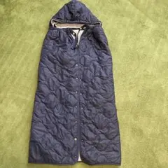 ユニクロ ライトウォームパデッド 抱っこ紐ケープ　ブランケット ネイビー