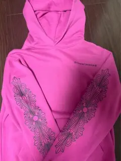 Chrom hearts ピンク フーディ