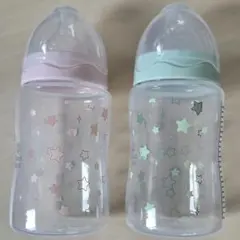 Smart Angel 哺乳瓶 2本 星柄 Pigeon 母乳実感 乳首 ssのサムネイル