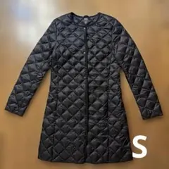 美品　UNIQLO ウルトラライトダウンコンパクトコートS ☆BLACK 黒