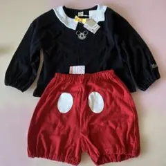 ディズニー　Disney ミッキーマウス コスチューム　セットアップ 110