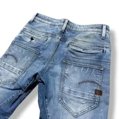 ジースターロゥ D-STAQ 3D SUPER SLIM ダメージ加工 W29