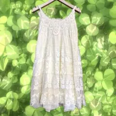 axes femme アクシーズファム キャミワンピース 森ガール