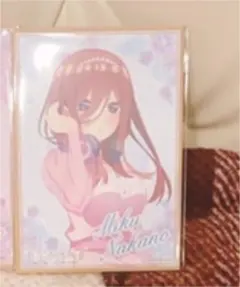 五等分の花嫁∬  ローソンコラボ　ミニ色紙  クリアファイル 中野三玖