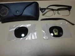 ★レイバン クラブマスターサングラス　マットブラック　部品取り中古品