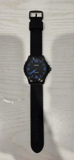 FOSSIL メンズ腕時計 ブラック ブルー アナログのサムネイル
