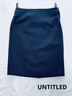 UNTITLEDタイトスカート、ネイビー色美品