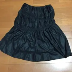 ノーベスパジオ ギャザースカート黒のサムネイル