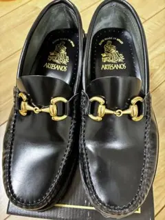 大値下げ‼︎美品　ARTESANOS ビットローファー ブラック　37のサムネイル