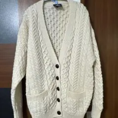 美品 FRAMeWORK ARAN ケーブルニットカーディガン