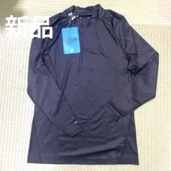 新品アンダーアーマーインナー長袖シャツスポーツブラックLGメンズ