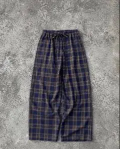 vintage pajama pants パジャマパンツ　ヴィンテージ パジャマパンツ archive opium y2k チェックパンツ - メルカリ