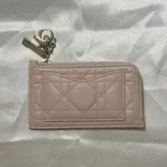 DiorCaroCosmosジップカードホルダー カナージDIORカードケース - メルカリ