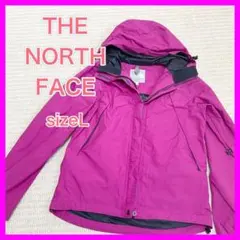 訳あり スクープジャケット ノースフェイス 赤紫 ピンク マウンテンパーカー