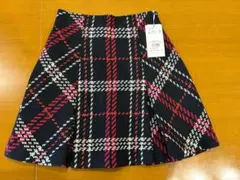 新品タグ付き SNIDEL ロービングチェックミニスカート SWFS234023