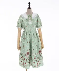 axes femme kawaii ベリーフィールズワンピース ミント