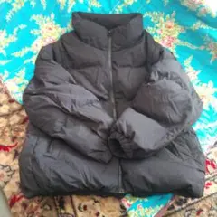 GU ヒートパデッド2WAYブルゾン 140 ブラック