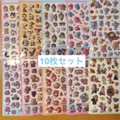 週末まで値下げセール！キャラクター シール 10枚セット♡