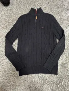 希少 Tommy Hilfiger ハーフジップ セーター