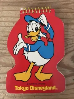 東京ディズニーランド ドナルドダック メモ帳